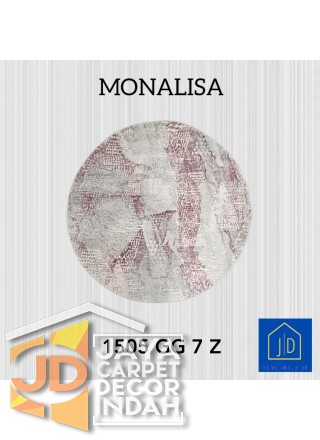 Permadani Monalisa Bulat 1505 GG 7 Z Ukuran 120 cm x 120 cm, 160 cm x 160 cm